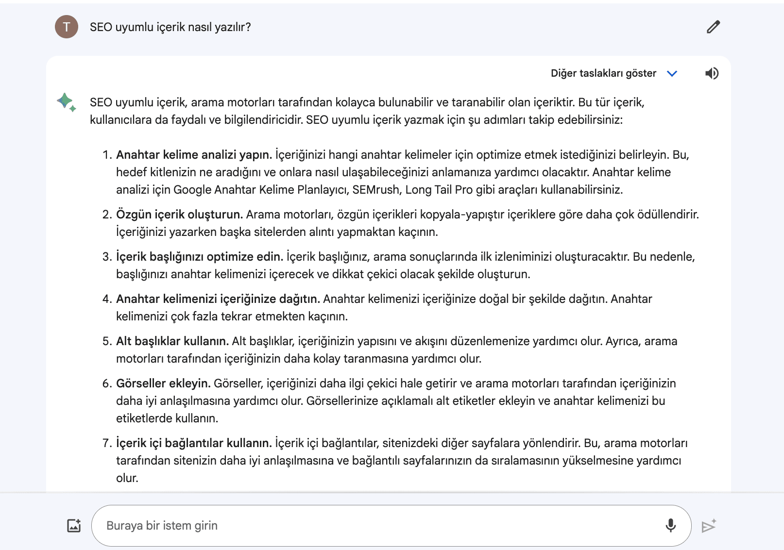 Google Bard Nedir